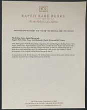 Load image into Gallery viewer, 1964 Rolling Stones Type 1 Photo Autographed x5 Original Members Signed JSA LOA