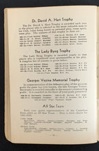 Load image into Gallery viewer, 1933-34 General Motors Hockey Broadcast Guide Maple Leafs / Maroons Version