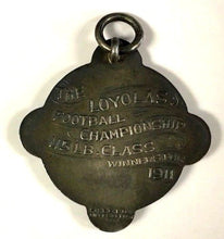 Load image into Gallery viewer, 1911 Football Championship Medal Loyolas Sterling Silver 19 Grams Pendent