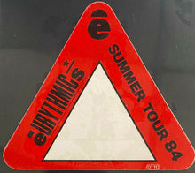 Load image into Gallery viewer, Eurythmics Summer Tour 1984 Backstage Pass Vintage Music icert EX-NM 6.5