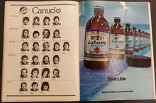 Load image into Gallery viewer, 1979 Pacific Coliseum Hockey Program Vancouver Canucks vs Minnesota North Stars