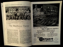 Load image into Gallery viewer, 1955 Maple Leaf Gardens NHL Hockey Program VTG Leafs vs Red Wings Harry Lumley