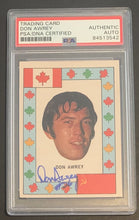 Load image into Gallery viewer, 1972-73 O-Pee-Chee Hockey Team Canada Don Awrey Signed Card Auto PSA/DNA