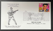 Load image into Gallery viewer, 1993 Elvis Presley U.S. Post Office Stamp First Day Cover 12 Different Cachets