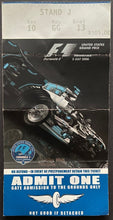 Load image into Gallery viewer, 2006 Indianapolis Speedway US Grand Prix Ticket + Program Michael Schmacher Wins