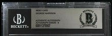 Load image into Gallery viewer, George Harrison Signed Index Card Autographed Beatles Beckett BAS Auto Graded 9