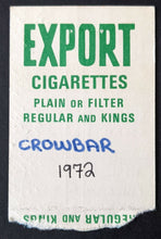 Load image into Gallery viewer, 1972 Three Dog Night + Crowbar Concert Ticket Stub Toronto Massey Hall Music VTG