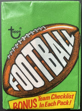 Load image into Gallery viewer, 1974 Topps Football Wax Pack Unopened Sealed Pack John Hannah RC Year Staubach