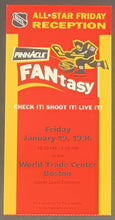 Load image into Gallery viewer, 1996 NHL All Star Game Reception + Celebration Ticket Boston Vintage Hockey