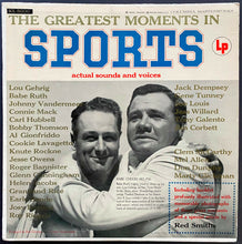 Load image into Gallery viewer, 1954 The Greatest Moments In Sports Ruth / Gehrig LP Record Album + Booklet