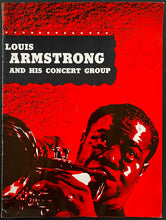 Load image into Gallery viewer, 1956 Louie Armstrong Concert Tour Program + Playbill Vintage Massey Hall Toronto