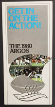 Load image into Gallery viewer, 1980 Toronto Argonauts Brochure + Letter From Argos Coach Forrest Gregg CFL VTG