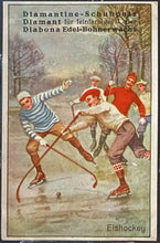 Load image into Gallery viewer, 1879 Vintage Diamantine Hockey Cards Very Rare Hockey Image