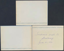 Load image into Gallery viewer, Pierre Elliott Trudeau Canadian Prime Minister Index Card + 3 Vintage Photos JSA