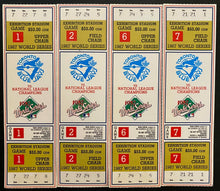 Load image into Gallery viewer, 1987 MLB Baseball Toronto Blue Jays Phantom Playoffs Tickets ALCS World Series