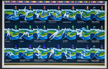 Load image into Gallery viewer, 2010 Vancouver Winter Olympics Uncut Card Sheet 21 Events Ltd. Ed #3/100