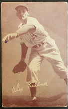 Load image into Gallery viewer, Set of 7 Circa 1940's Vintage Baseball Exhibit Cards Cleveland Oakland MLB