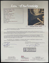 Load image into Gallery viewer, 1969 New York Yankees Old Timers Joe DiMaggio Signed Pennant Autographed JSA LOA