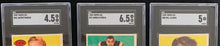 Load image into Gallery viewer, 1959 Topps CFL Football Full Set 88 Canadian Football Cards 3 Slabbed SGC Mosca