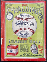 Load image into Gallery viewer, 1921 Spalding Official Baseball Guide Vintage Program Photographs MLB Booklet
