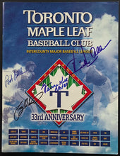 Load image into Gallery viewer, Toronto Maple Leaf International League Baseball Opening Weekend Program Signed