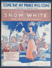 Load image into Gallery viewer, 1937 Disney Original Snow White PVG Sheet Music - 6 Songs Irving Berlin Inc.