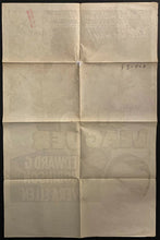Load image into Gallery viewer, 1953 Big Leaguer Full Sheet Movie Poster Carl Hubbell MLB Baseball HOFer Vintage