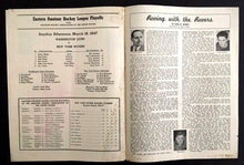 Load image into Gallery viewer, 1947 Madison Square Garden Program Amateur Hockey League Playoff Games Vintage