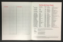 Load image into Gallery viewer, 1982 MLB Old Timers Baseball Game Boston Red Sox Program Fenway Park Vintage