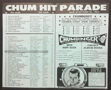 Load image into Gallery viewer, 1964 Chum Chart Radio Survey Billy Kramer With The Dakotas Front Cover Orbison