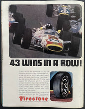 Load image into Gallery viewer, 1967 Indy 500 Racing Program + Race Issued Starting Position Lineup Sheet