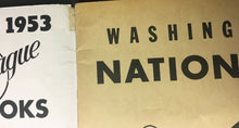 Load image into Gallery viewer, 1953 MLB Baseball Washington Nationals Year Book Vintage Yearbook Photos