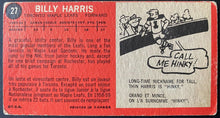 Load image into Gallery viewer, 1964-65 Vintage Toronto Maple Leafs Billy Harris Topps Tallboy NHL Hockey Card