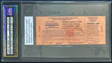 Load image into Gallery viewer, 1978 Vtg Canada Jam Rock Concert Festival Ticket Authenticated Bowmanville Ont
