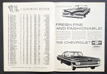 Load image into Gallery viewer, 1959 Rose Bowl Game Program Iowa Hawkeyes vs California Bears NCAA Football VTG