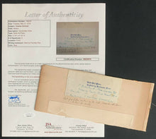 Load image into Gallery viewer, 1870 Charles Dickens Handwriting + 3 Different 1800's Authors Autographs JSA LOA