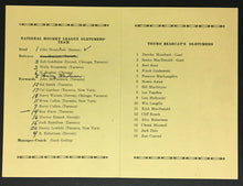 Load image into Gallery viewer, 1965 NHL Oldtimers Hockey Game Program Truro Bearcats Colchester Legion Stadium