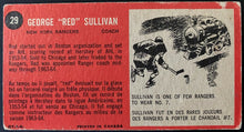Load image into Gallery viewer, 1964-65 Vintage New York Rangers Red Sullivan Topps Tallboy NHL Hockey Card