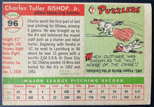 Load image into Gallery viewer, 1955 Topps Baseball #96 Charlie Bishop Kansas City Athletics Vintage MLB Card