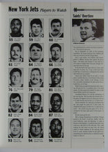 Load image into Gallery viewer, 1989 NFL Program NY Giants vs NY Jets HOF Inductees Bradshaw Blount Wood Shell