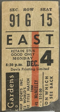 Load image into Gallery viewer, 1961 Boxing Ticket Patterson vs McNeeley Maple Leaf Gardens Fight Toronto PSA