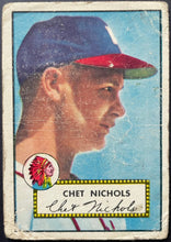 Load image into Gallery viewer, 1952 Topps Baseball #288 Chet Nichols MLB Card Boston Braves 5th Series