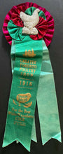 Load image into Gallery viewer, 1916 Greater Toronto Poultry Show Ribbon + Pinback Best Wyandotte Cock In Show