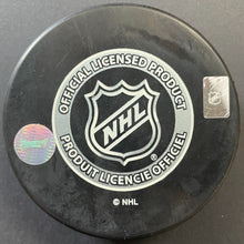 Load image into Gallery viewer, Morgan Rielly Autographed Toronto Maple Leafs Hockey Puck Signed Frameworth COA