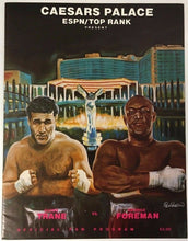 Load image into Gallery viewer, 1988 George Foreman vs Guido Trane Boxing Program Caesars Palace Las Vegas Fight