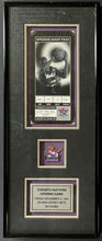Load image into Gallery viewer, 1995 Toronto Raptors Inaugural Season First NBA Game Ticket Framed + Lapel Pin