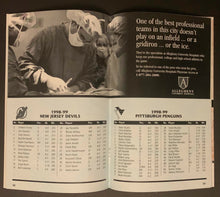 Load image into Gallery viewer, 1999 NHL Hockey Stanley Cup Playoffs Program Pittsburgh Penguins vs New Jersey