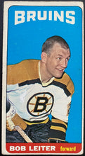 Load image into Gallery viewer, 1964-65 Vintage Boston Bruins Bob Leiter Topps Tallboy NHL Hockey Card