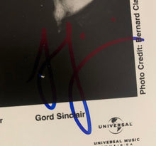 Load image into Gallery viewer, 2002 The Tragically Hip 2 Members Signed Autographed B&W Photo Music Rock VTG