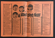 Load image into Gallery viewer, 1964 Beatles Ticket A Hard Days Night Movie + Complete Picture Story Fab 4
